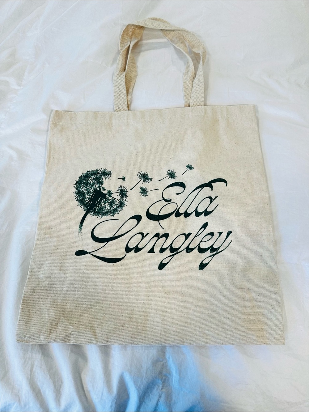 Ella Langley Dandelion Tour Concert Canvas Tote Bag Official Merch